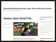 Tablet Screenshot of minecraft-tools.com